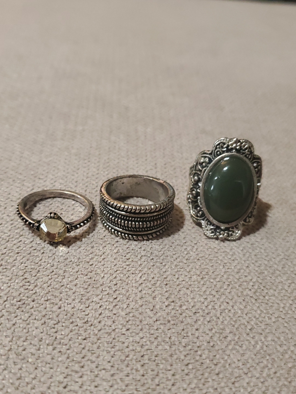 Silver Stackable Ring Set